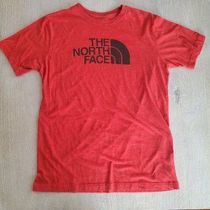 North Face Logo Red T-Shirt